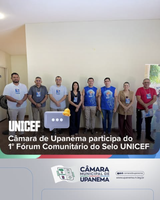 Câmara de Upanema participa do 1° Fórum Comunitário do Selo UNICEF