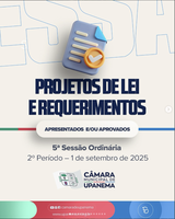 Câmara de Upanema realiza 5ª Sessão Ordinária do 2º Período Legislativo