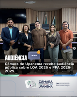 Câmara de Upanema recebe audiência pública sobre LOA 2026 e PPA 2026-2029