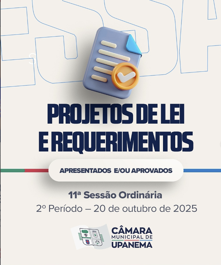 Câmara de Upanema apresenta novos projetos voltados à educação e à aproximação com a população