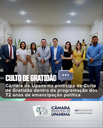 Câmara de Upanema participa de Culto de Gratidão dentro da programação dos 72 anos de emancipação política