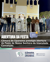 Câmara de Upanema prestigia abertura da Festa de Nossa Senhora da Imaculada Conceição