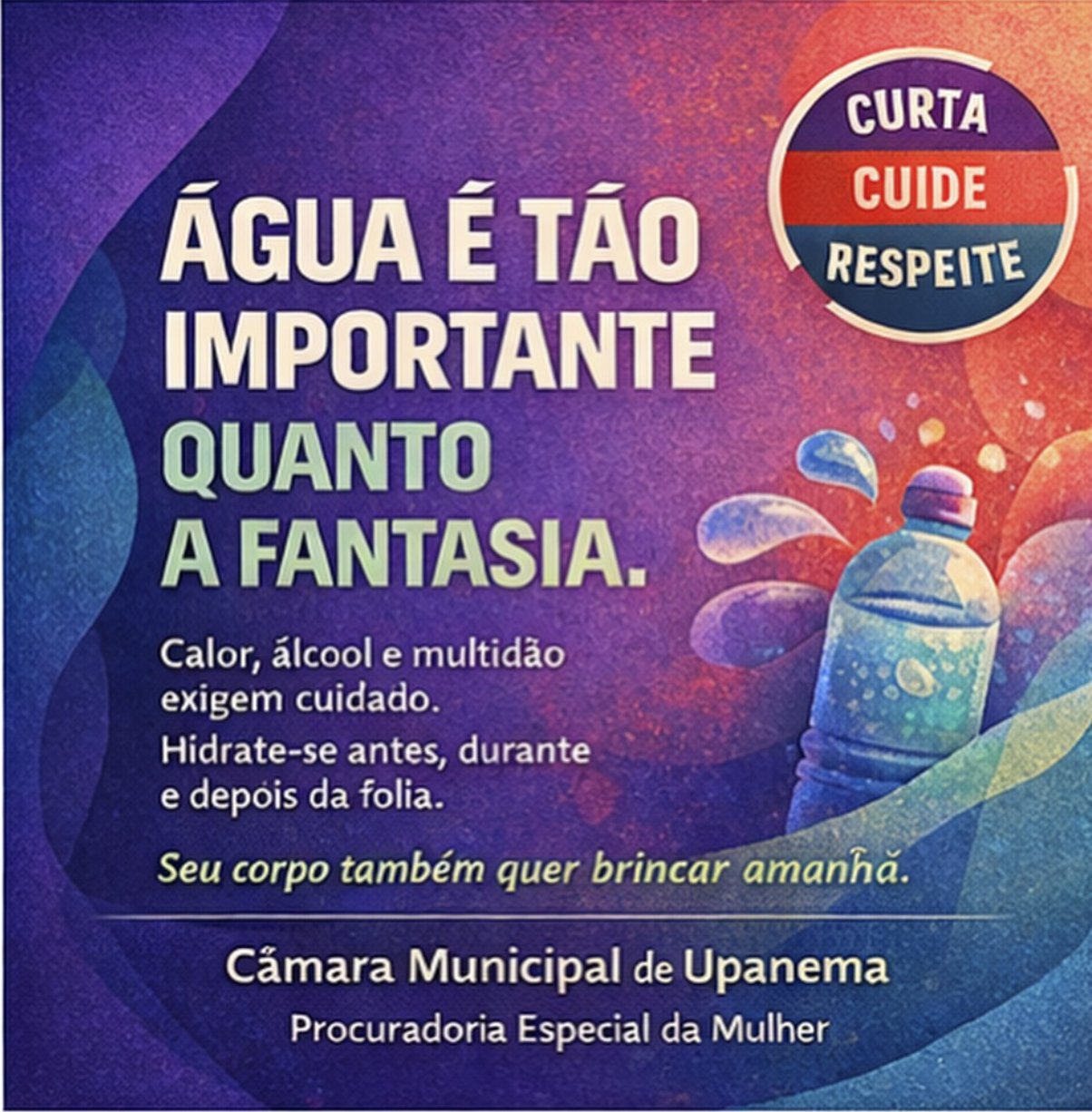 Carnaval é tempo de celebrar, mas também de exercer responsabilidade. 