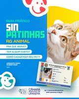 E aí, seu animalzinho já tem RG? 