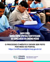 ENEM 2025: Saiba como emitir o certificado de conclusão do ensino médio