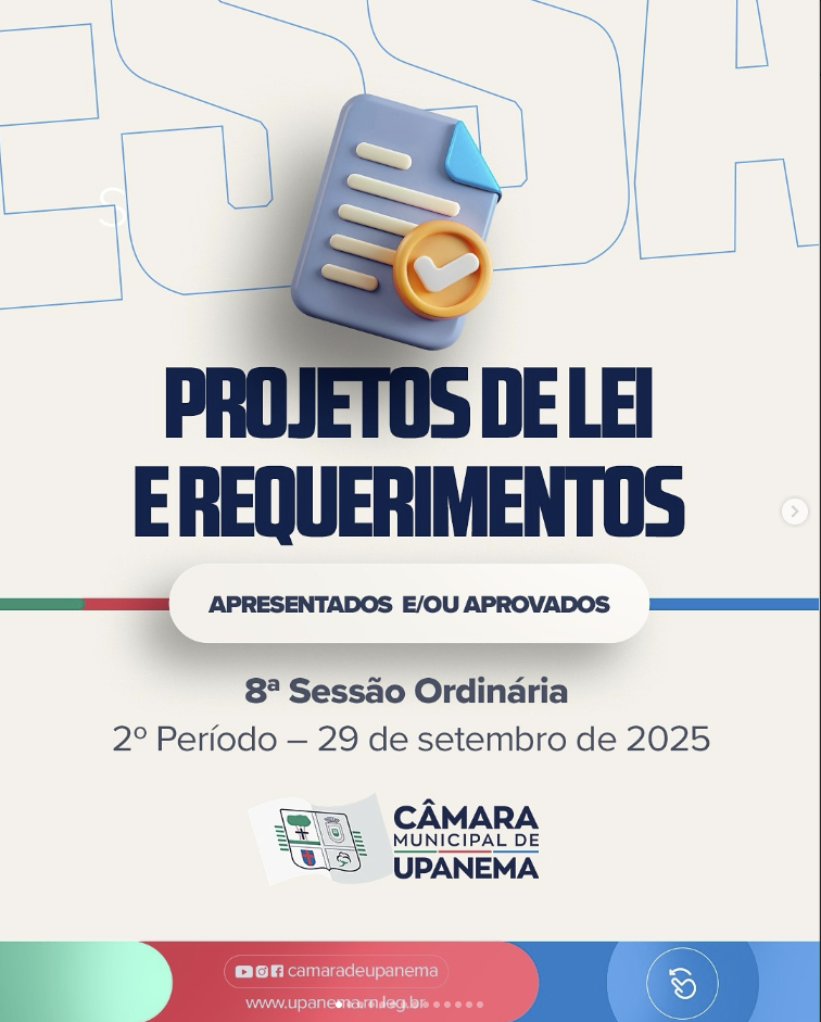 Projetos de Lei e Resolução são aprovados por unanimidade durante reunião plenária