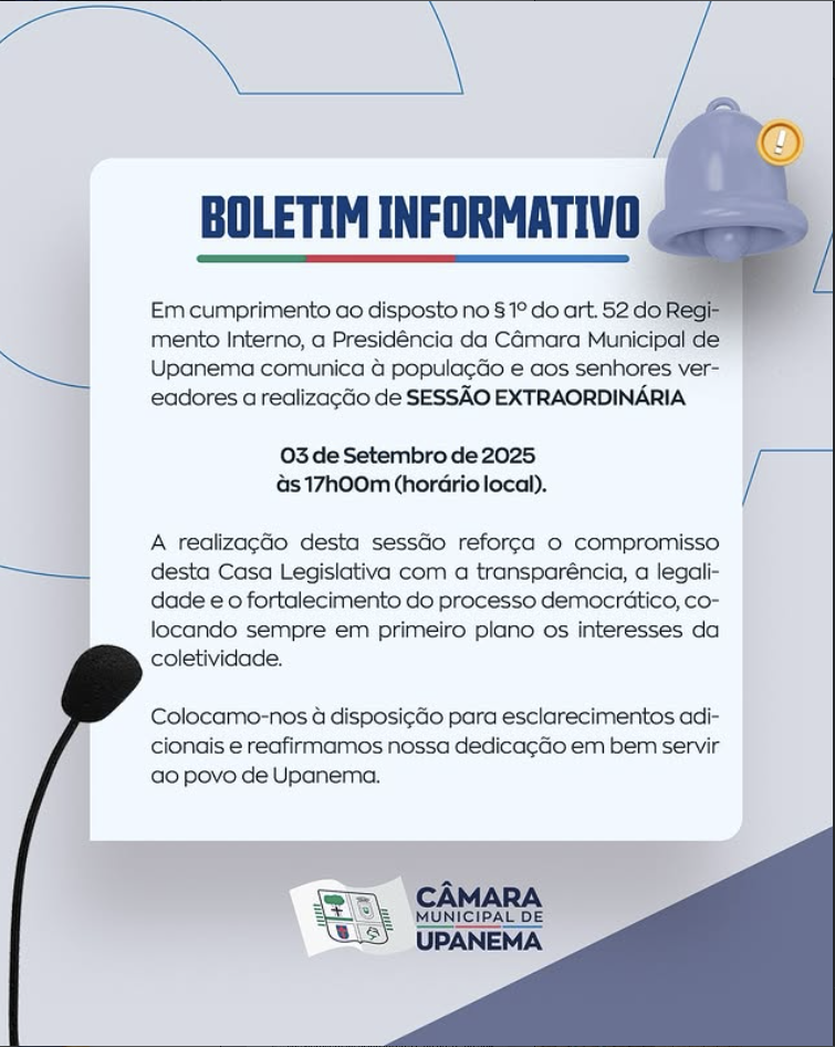 SESSÃO EXTRAORDINÁRIA