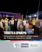 Vereadores prestigiam última noite do Tributo a Upanema 2025